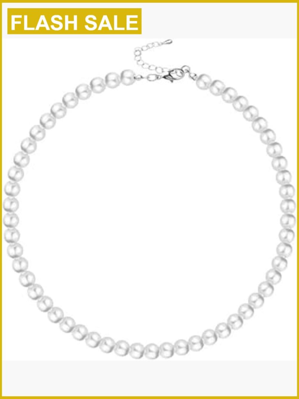 Long 59 Inch Faux Pearl Necklace 1920s Gatsby Costume Jewelry